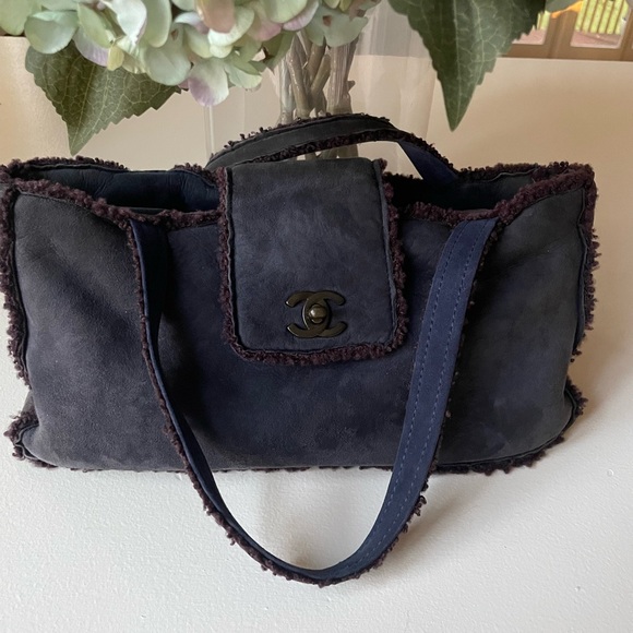 CHANEL Handbags - Authentic Chanel. Vintage. Blue Suede